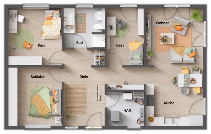 Das Traumhaus in Gröningen - zukunftsorientiert gebaut im Bungalowstil in Gröningen