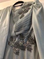 Graublaues Abaya Abendkleid (38-40) plus Kopftuch Essen - Karnap Vorschau