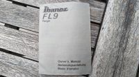 Original Manual für Ibanez Flanger FL9 Düsseldorf - Rath Vorschau