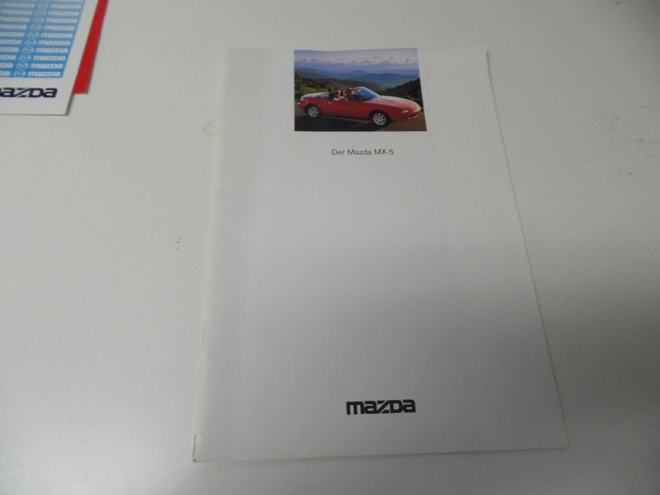 Prospekt Katalog Mazda MX-5 von1995 mit Preisliste 1998 in Lichtenau