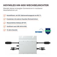 ☀️Hoymiles HM-600 Wechselrichter mit Endkappe 600 Watt Niedersachsen - Salzgitter Vorschau