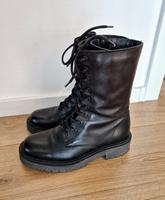 Leder Schnürstiefel von Cox ungefüttert Hessen - Trebur Vorschau