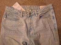 Mom Jenas high waist, mit Steinchen, Gr M /38, nagelneu mit etike Hessen - Laubach Vorschau