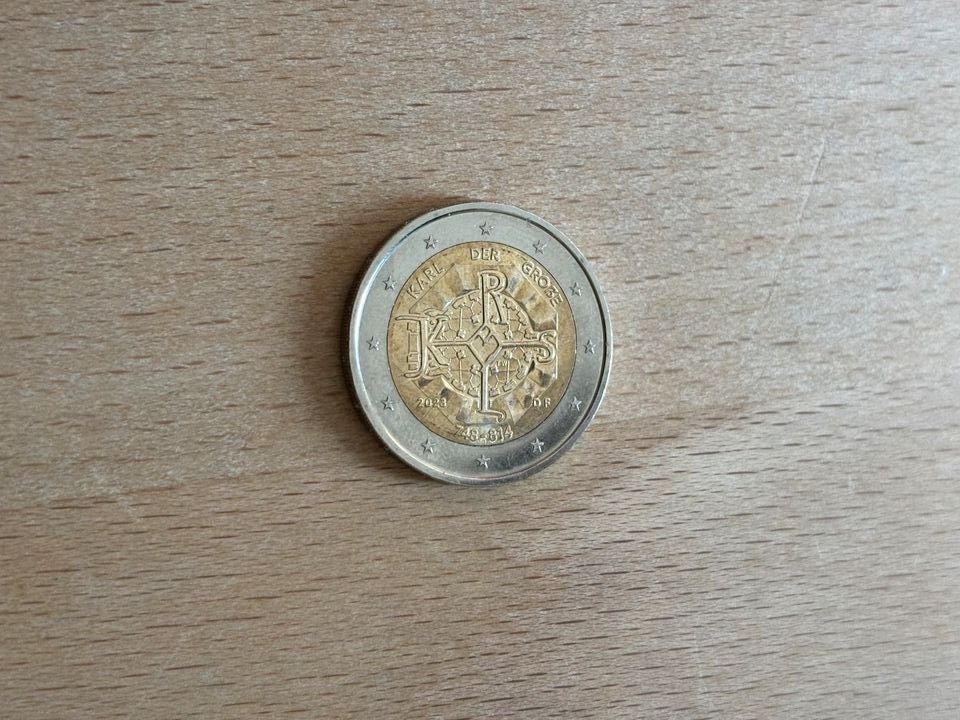 2 Euro Münze Karl der Große DF ( Fehlprägung ) in Jena
