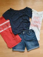 3 Shirts, 1 Jeansshorts(S.Oliver, H&M) Gr 146/152 Wandsbek - Hamburg Marienthal Vorschau