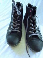 Ecco Sneakers high schwarz Nubuk-Echtleder fein schmal Gr.7 0 B88 Bayern - Sindelsdorf Vorschau