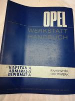 Opel Kapitän Admiral A Diplo A Werkstatthandbuch original NEUteil Thüringen - Altenburg Vorschau