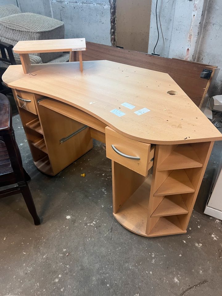 Eck Schreibtisch Tisch, Holz Büro in Paderborn
