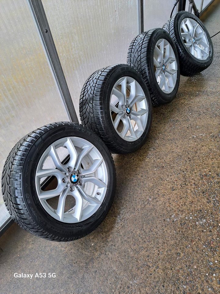 BMW X3 X4 Alufelgen mit DUNLOP Wintersport 3D Winterreifen in Heide