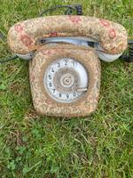 DDR Telefon mit Stoff Bezug Brandenburg - Zossen-Glienick Vorschau