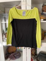 S.Oliver Langarmshirt S 36 schwarz kiwi Niedersachsen - Salzgitter Vorschau