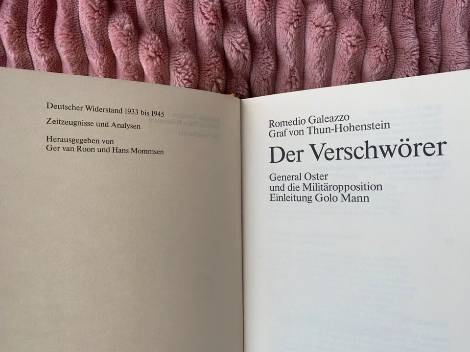 Buch: Deutscher Widerstand 1933-1945. Der Verschwörer. in Krefeld