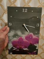 Glasuhr Orchidee 30x20 Nordrhein-Westfalen - Herne Vorschau