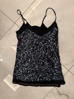 Promod Top Shirt Bluse Gr 34/36 Damen Pailletten Top Bayern - Augsburg Vorschau