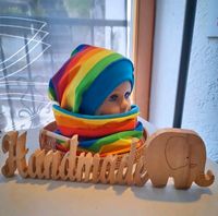 ❤️ NEU HANDMADE KINDER Regenbogen Set Mütze und Loop Baden-Württemberg - Schelklingen Vorschau