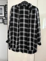 Langes Hemd hemdkleid kariert grunge schwarz weiß alternativ München - Schwanthalerhöhe Vorschau
