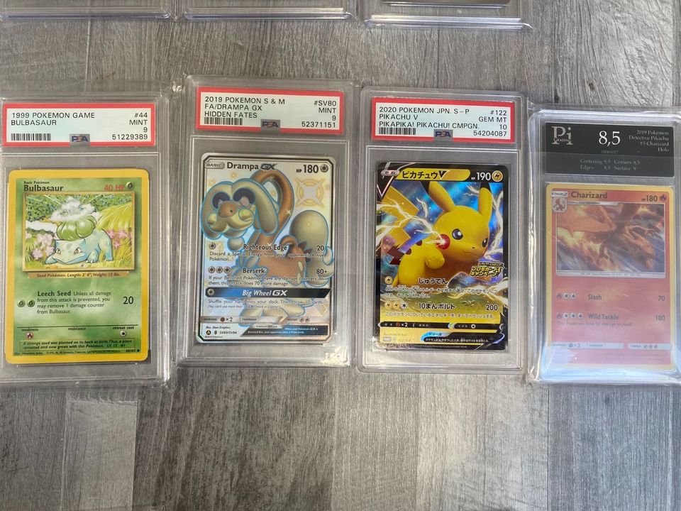 PSA / PGS Graded Sammlung Pokémon Karten / Pokemon in Wabern