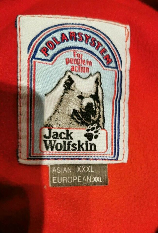 Jack Wolfskin XXL Fleecepullover Fleecepulli Fleeceshirt in Herten