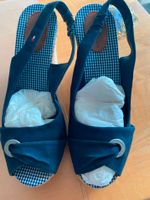 Tommy Hilfiger Wedges/Plateausandalen, dunkelblau, Gr. 39/40, top Baden-Württemberg - Sandhausen Vorschau