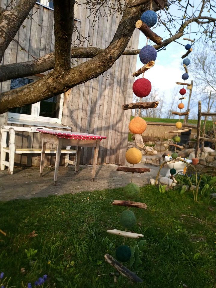 Windspiel Girlande Garten Deko in Argenbühl