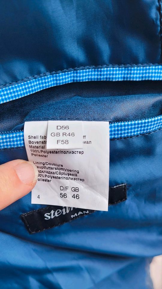 Herren Jacke steilmann Gr.56 Blau in Herzogenrath