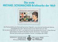 Formel1 Benetton-Ford Michael Schumacher Briefmarke - unbenutzt Rheinland-Pfalz - Rengsdorf Vorschau