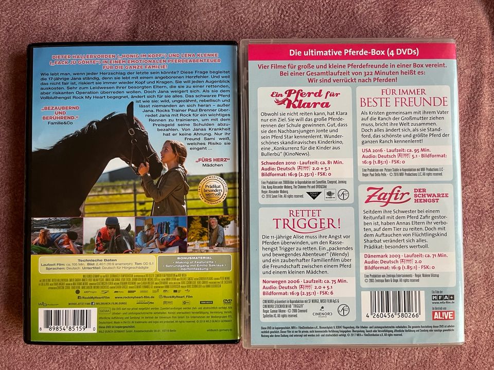 5 Pferdefilme DVD Kinofilme Film Pferde in Wernigerode