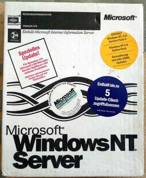 ➤Retro OS WindowsNT Server 4.0 komplett Top! in Kiel