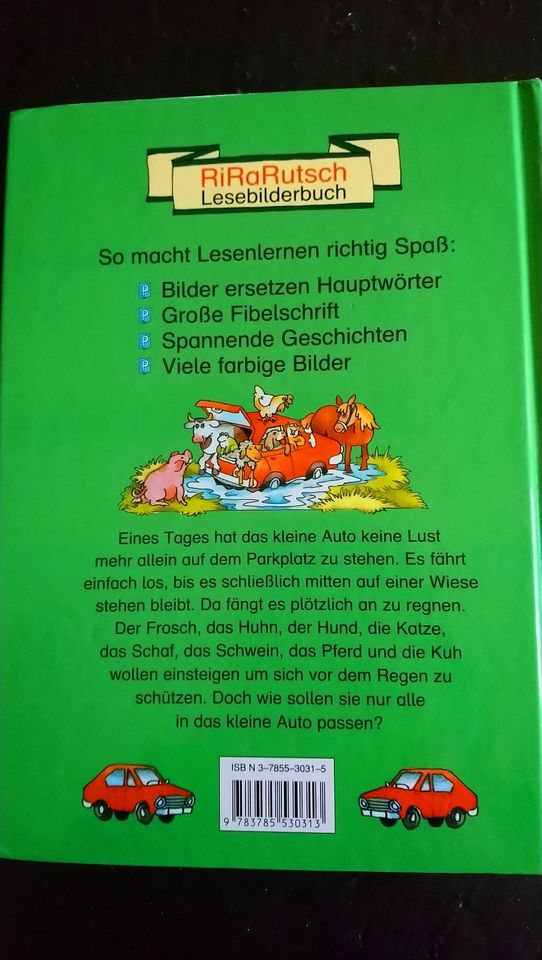 Margret Rettich Buch ein Auto auf der grünen Wiese Leseanfänger in Hammah