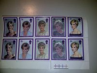 Briefmarke Lady Diana Princess of Wales Rostock - Stadtmitte Vorschau