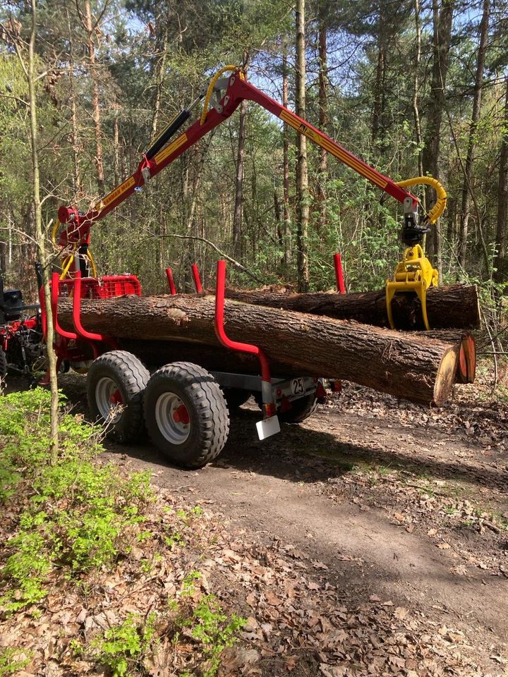 Kranman M46 Kran Forstkran 4.60m Rückewagen Forstkran 1,2 To Hub in Brockscheid