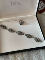 Antik Silber 835 Set, Trachten Schmuck mit Böhmischen Granaten Berlin - Spandau Vorschau