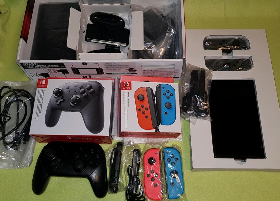 ⭐Nintendo Switch Paket mit 5 Spielen und extra Controller ⭐ in Duisburg