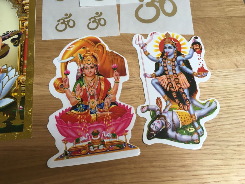 Sarasvati Kali OM Blume des Lebens aufkleber Sticker Print yoga in Dortmund