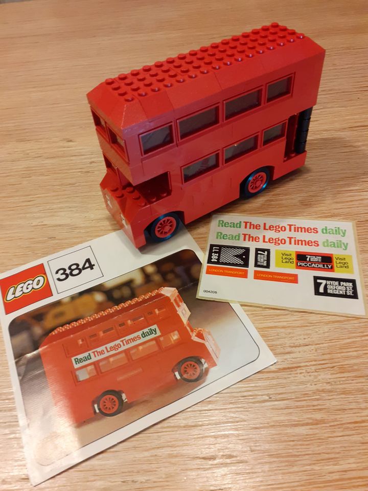 Rarität aus 1973 LEGO Set 384 London Bus 111 Teile in Hamburg