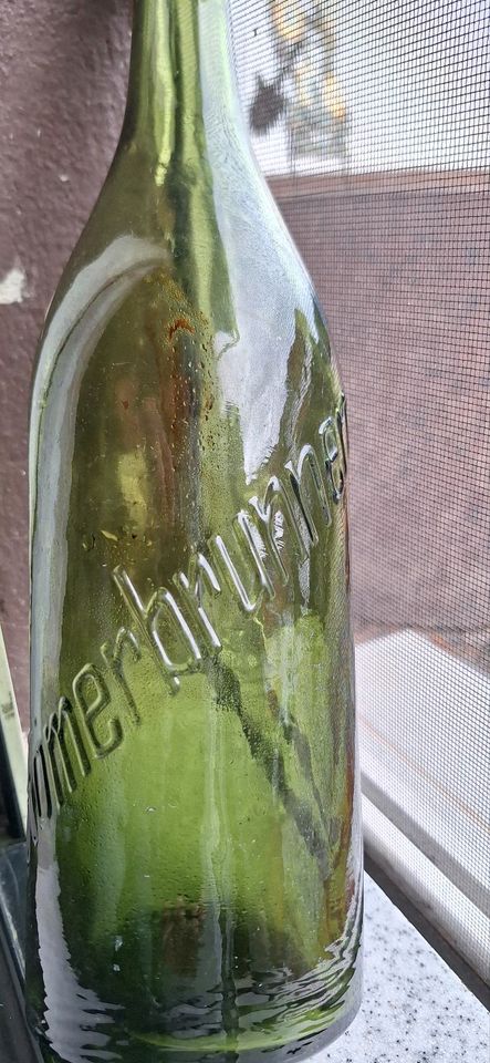 Wasserflasche Antik  Alt Römerbrunnen Glasflasche in Wölfersheim