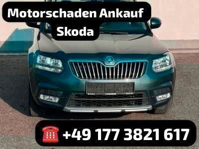 Motorschaden Ankauf Skoda Yeti Octavia Fabia RS Super B Rapid TDI in Fulda