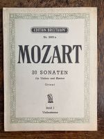 Mozart 20 Sonaten für Violine und Klavier Breitkopf Nr. 5900a Baden-Württemberg - Möckmühl Vorschau