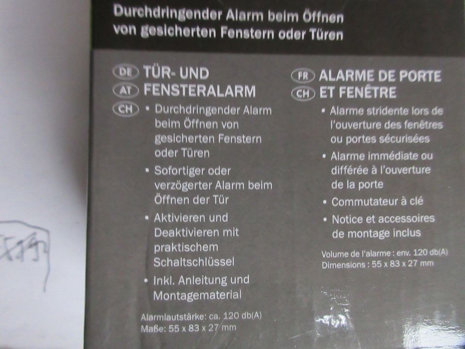 Tür- und Fensteralarm, Alarm Melder Einbruch Neu !!! in Wilhelmshaven