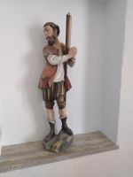 Holzfigur handgeschn., Hl. Isidor, Bauernheilige, Südtirol 76 cm Bayern - Tiefenbach Vorschau