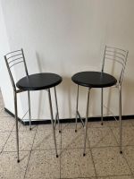 2x hochw. Barhocker / Bar Hocker Stühle schwarz Chrom Ostermann Dortmund - Barop Vorschau