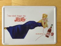 Blechschild / Postkarten Schild / 14,5 x 10 cm / Pepsi Cola Baden-Württemberg - Kürnbach Vorschau