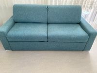 Schlafsofa 4-Sitzer Stoff CALITO - Blau - mit Matratze Kr. Dachau - Dachau Vorschau