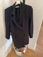 Anzug Nadelstreifen Blazer und Hose oversized mango  gr l schwarz München - Berg-am-Laim Vorschau