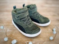 Gefütterte Ledersneaker in Khaki grün von Puma Gr. 22 München - Sendling Vorschau