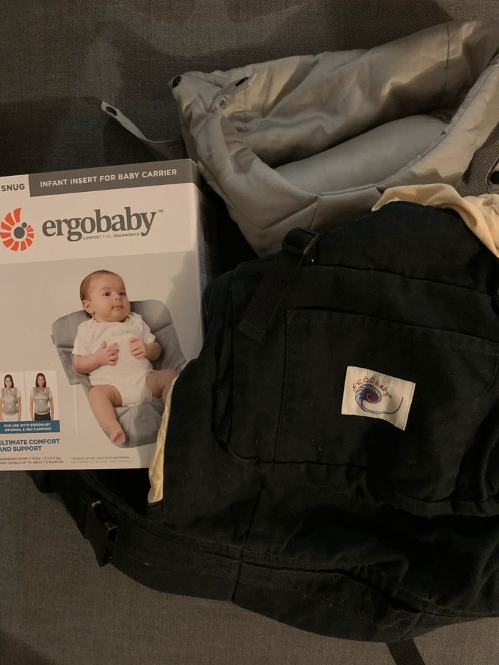 Ergo Baby Trage 4 EUR und Neugeboreneneinsatz in Friedrichsdorf