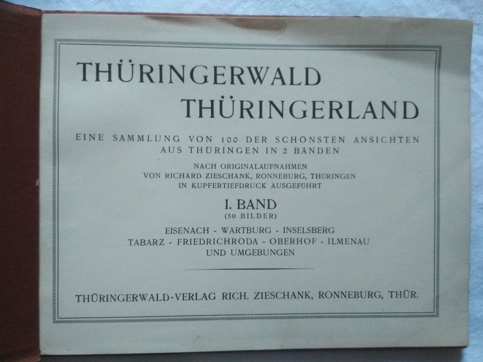 2 Bildersammlungen Thüringerwald Thüringerland in Marienberg