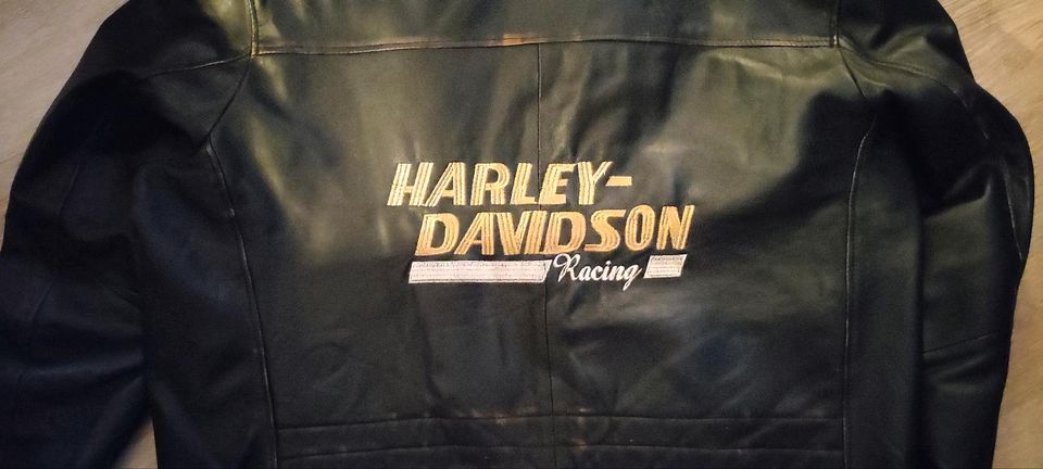 Lederjacke im Harley Davidson Style, 3 xl in Emden