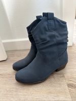 Stiefel/Cowboystiefel blau Größe 38 Hessen - Biedenkopf Vorschau