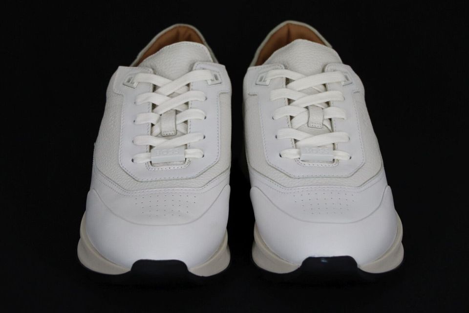 HUGO BOSS Sneaker, Mod. Zac_Runn_grna, Gr. 42, Open White in Cölbe